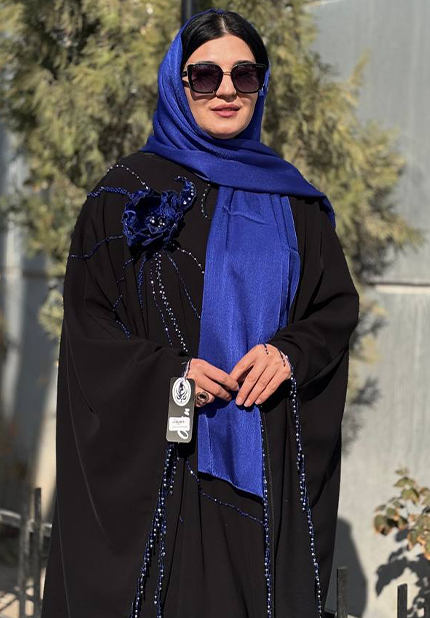 مانتو عبایی مشکی