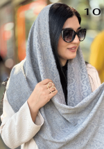 شال دولایه گل برجسته مجلسی - تصویر 10