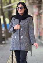 کت کشمیری زنبوری پاییزه آستردار