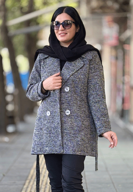 کت کشمیری زنبوری پاییزه آستردار