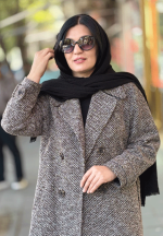 کت کشمیری زنبوری پاییزه آستردار