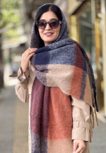 بیگ اسکارف چهارخونه موهر وارداتی