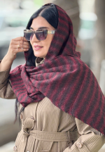 شال موهر راه راه بوکله