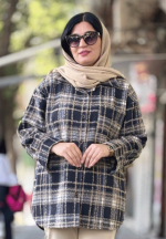 شکت چهارخونه پشمی زنانه