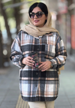 شکت چهارخونه پشمی زنانه