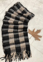 شال موهر چهارخونه پاییزه زنانه