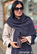 شال موهر سرمه ای