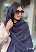 شال موهر سرمه ای
