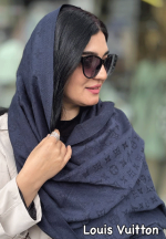 شال موهر سرمه ای