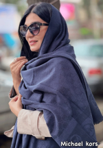 شال موهر سرمه ای