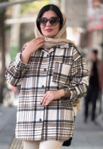 شکت چهارخونه پشمی زنانه