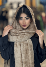 شال خزدار زنانه 
