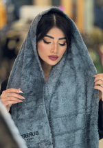 شال خزدار زنانه 