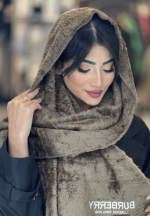 شال خزدار زنانه 