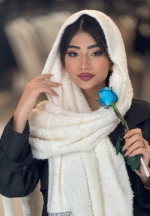 شال خزدار زنانه 