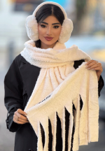 شال خزدار زنانه 