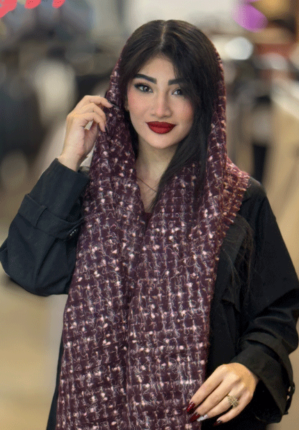 شال پشمی موهر پینترستی