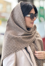 روسری سه گوش موهر پشمی