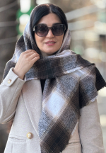 روسری سه گوش موهر پشمی