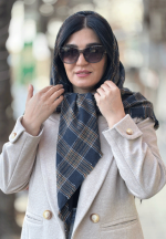 روسری سه گوش موهر پشمی