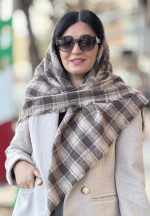 روسری سه گوش موهر پشمی
