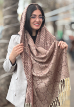شال موهر دورویه طرح گوچی