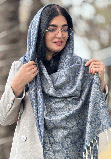 شال موهر دورویه طرح گوچی
