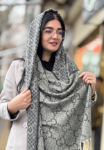 شال موهر دورویه طرح گوچی
